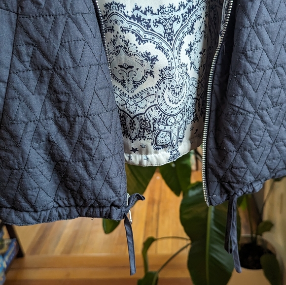 Quilted Bomber Jacket, Reversible - Picture 5 of 6